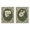 Stupell Industries Fancy Lace White Florals 2 Piece Wall Plaque Art Set, design by Nan